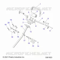 STEERING, HANDLEBAR, STERZO POST