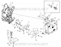 SISTEMA DI RAFFREDDAMENTO  Scrambler 500 W97BC50A (4943074307A011)