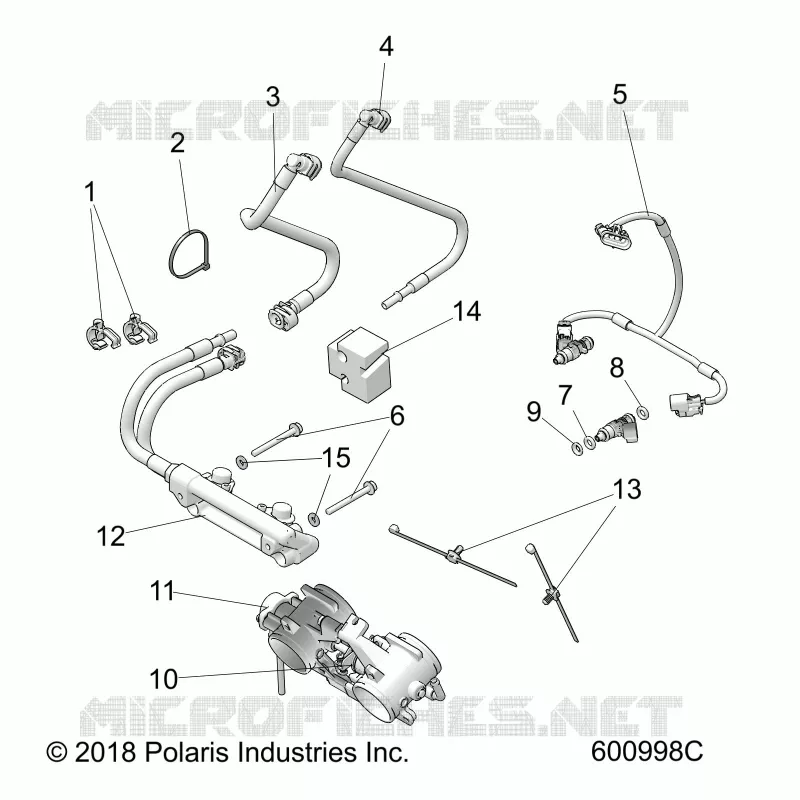 SISTEMA DI ALIMENTAZIONE CARBURANTE, RAIL, LINES AND THROTTLE BODY