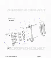 BRAKES, PINZA FRENO ANTERIORE