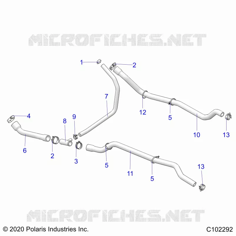 ENGINE, SISTEMA DI RAFFREDDAMENTO, HOSES