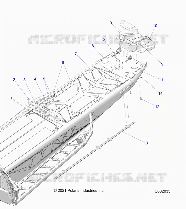 TELAIO, REAR, MISC. COVERS AND SNOWFLAP