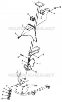 STERZO POST Scrambler 400L W97BC38C (4939893989B009)