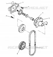 POMPA DELL'ACQUA 600 XCR 0961676 and EUROPEAN 600 XCR E961676 (4932123212C010)