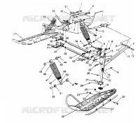 SOSPENSIONI ANTERIORI and SCIARE 600 XCR 0951676 (4929132913B002)