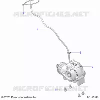 TRASMISSIONE, GEARCASE MOUNTING, FRONT