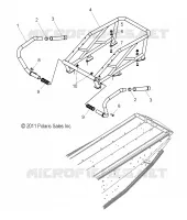 TELAIO, RACK AND PASSENGER HAND HOLD