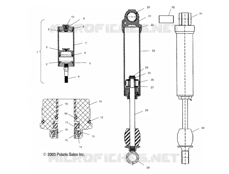 SHOCK (REAR TRACK)(M-10 ACE)