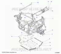 CHASSIS, MAIN FRAME AND SCIARED PLATES