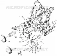 TRANSMISSIONE ANTERIORE  SCRAMBLER 500 W97BC50A (4943074307B002)