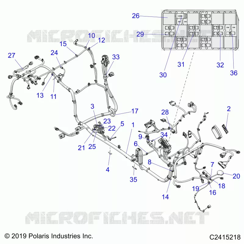CABLAGGIO, CHASSIS -Z20RAD92AC/BC/AR/BR (C2415218)