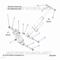 SUSPENSION, SHOCK MONTAGGIO, REAR SUSP.