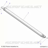 TRASMISSIONE, PROP SHAFT,FRONT