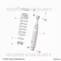 SUSPENSION, SHOCK ANTERIORE MOUNTING