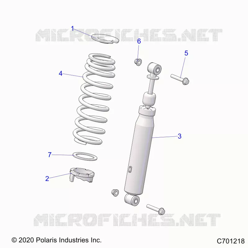 SUSPENSION, SHOCK ANTERIORE MOUNTING