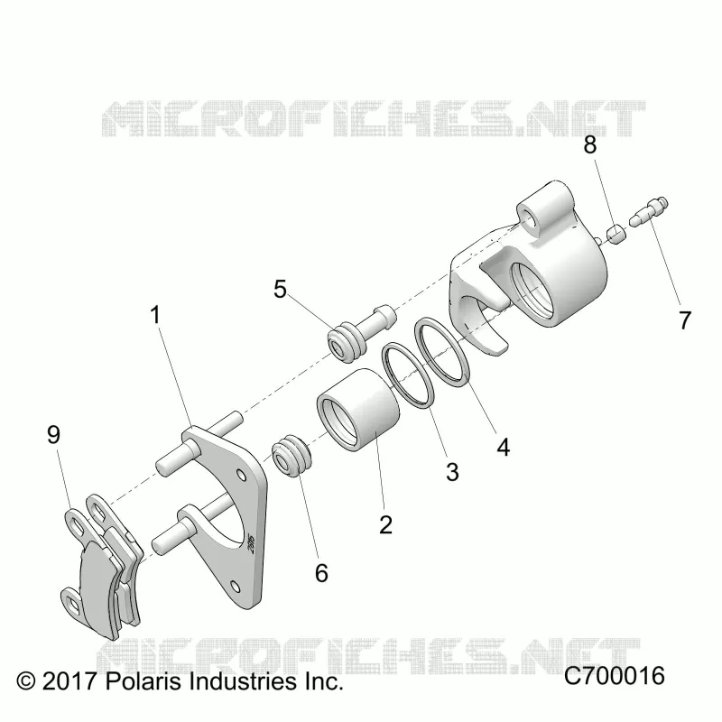 FRENO POSTERIORE CALIPER
