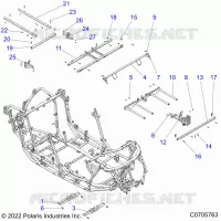 CHASSIS, MAIN FRAME AND SCIARED PLATES