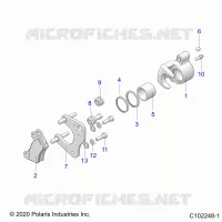 BRAKES, BRAKE PINZA FRENO ANTERIORE