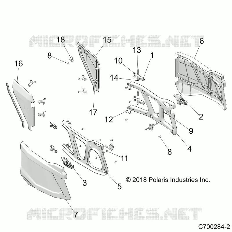 PORTES, REAR