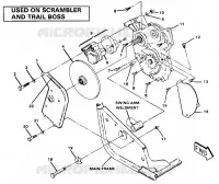 RIGHT HAND GEARCASE    FRENO MOUNTING. (4910981098037A)