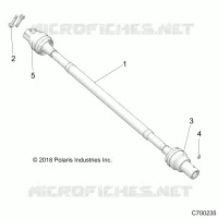 TRASMISSIONE, REAR PROP SHAFT