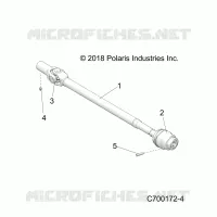 DRIVE TRAIN, FRONT PROP ALBERO