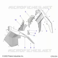 PARAFANGO ANTERIORE FLARES