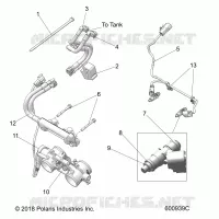 SISTEMA DI ALIMENTAZIONE CARBURANTE, RAIL, LINES AND THROTTLE BODY