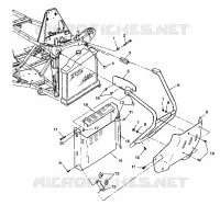 PARAURTI ANTERIORE   SCUDI Scrambler 400 W98BC38C (4947254725A007)