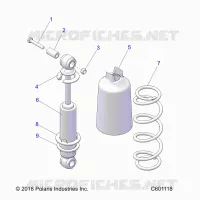 SUSPENSION, SHOCK ANTERIORE TRACK (7043995)
