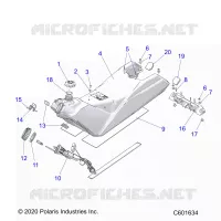 SISTEMA DI ALIMENTAZIONE CARBURANTE, FUEL TANK ASM.