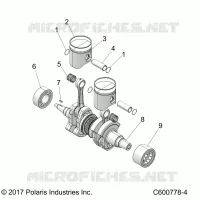 ENGINE, PISTONE &amp; ALBERO MOTORE