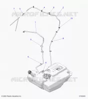 SISTEMA DI ALIMENTAZIONE CARBURANTE, LINES, STD.