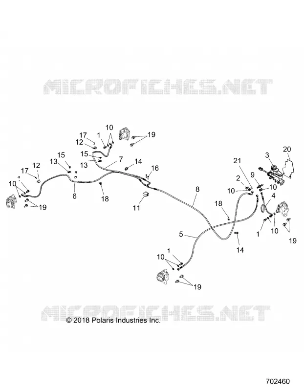 LINEE FRENO AND MASTER CYLINDER
