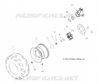 RUOTE, REAR TIRE AND BRAKE DISC