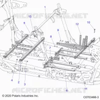 CHASSIS, SEAT AND CENTER CONSOLE MONTAGGIO