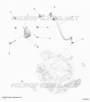 TRASMISSIONE, MAIN GEARCASE MOUNTING