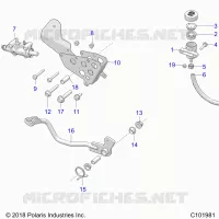 BRAKES, BRAKE PEDAL AND CILINDRO PRINCIPALE