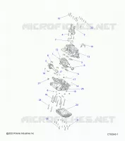ENGINE, CRANKCASE AND ALBERO MOTORE