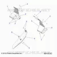 CHASSIS, PROTEZIONE FRIZIONE AND FOOTRESTS