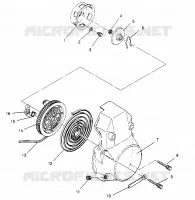 AUTOAVVOLGENTE ASSEMBLY  500 EFI 0952774, EFI SKS 0952574,   EFI SKS PT 095 (4929052905D004)