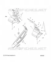 TELAIO, PROTEZIONE FRIZIONE AND FOOTRESTS