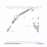 ELETTRICO, IGNITION COIL, WIRE AND SPARK PLUG