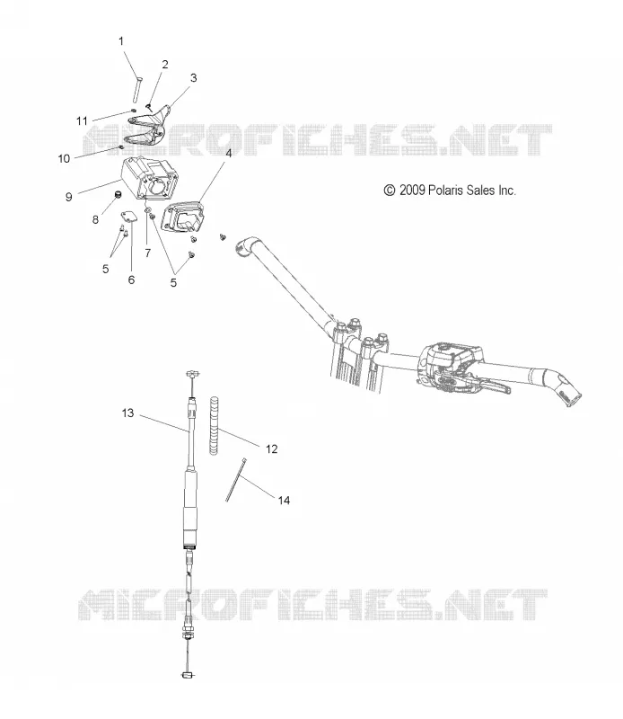 MOTORE, ACCELERATORE CONTROL ASM.