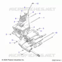 TRASMISSIONE, MAIN GEARCASE MOUNTING