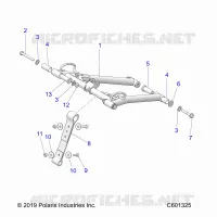 SUSPENSION, ANTERIORE COPPIA ARM