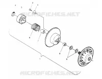 FRIZIONE DRIVEN ASSEMBLY LITE 0953433, STARLITE 0953427  and LITE DELUXE 0953 (4928902890B014)