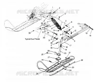 SOSPENSIONI ANTERIORI and SCIARE LITE GT 0953133 and  EUROPEAN LITE GT E953133 (4928922892B001)