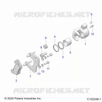 FRENO ANTERIORE CALIPER