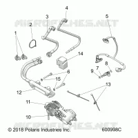 SISTEMA DI ALIMENTAZIONE CARBURANTE, RAIL, LINES AND THROTTLE BODY